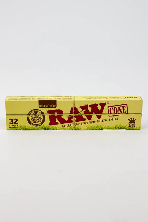 Raw Organic Cone 32Pak KING size