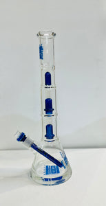 CASTLE GLASS Double Showerhead 17"