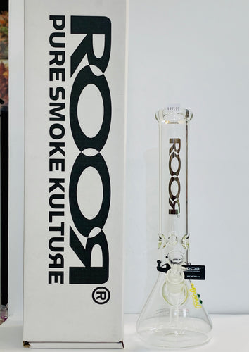 ROOR® CLASSIC BEAKER 5MM - 14'' 50mm x 5mm Logo: Platinum