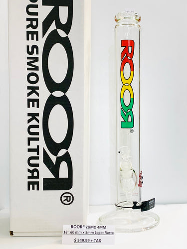 ROOR® ZUMO 4MM - 18'' 60 mm x 5mm Logo: Rasta