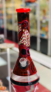 OG-14” 7mm Handpaint Beaker