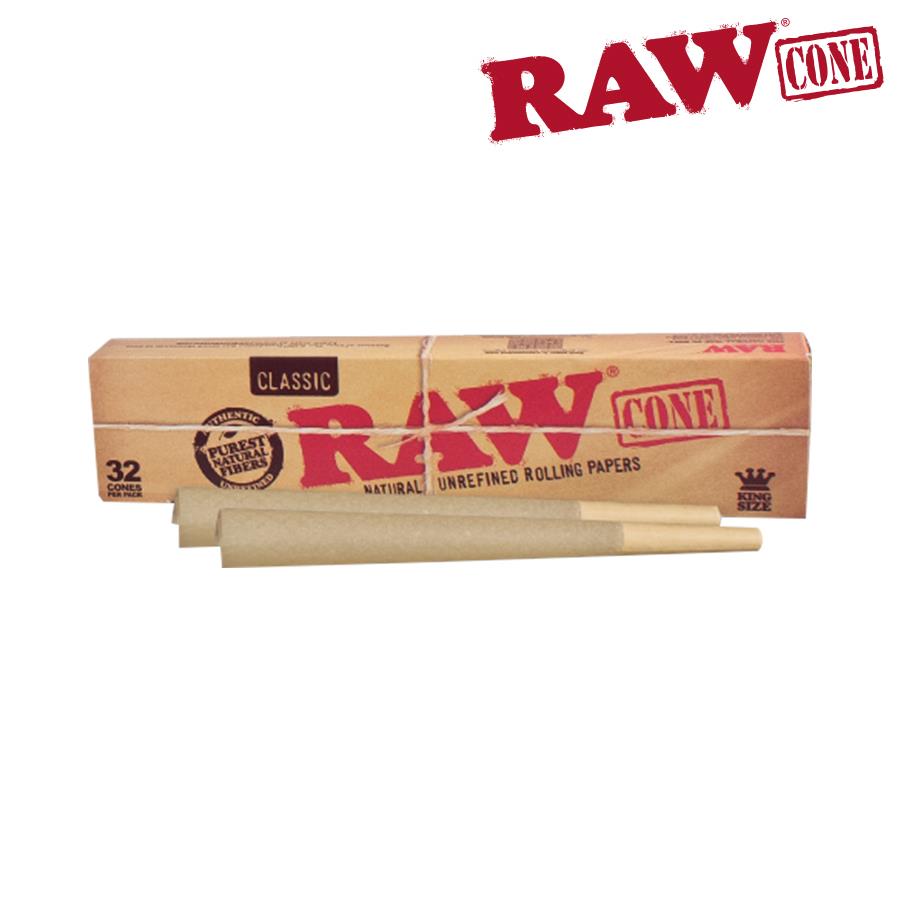 RAW 32 Pak King Size Cone